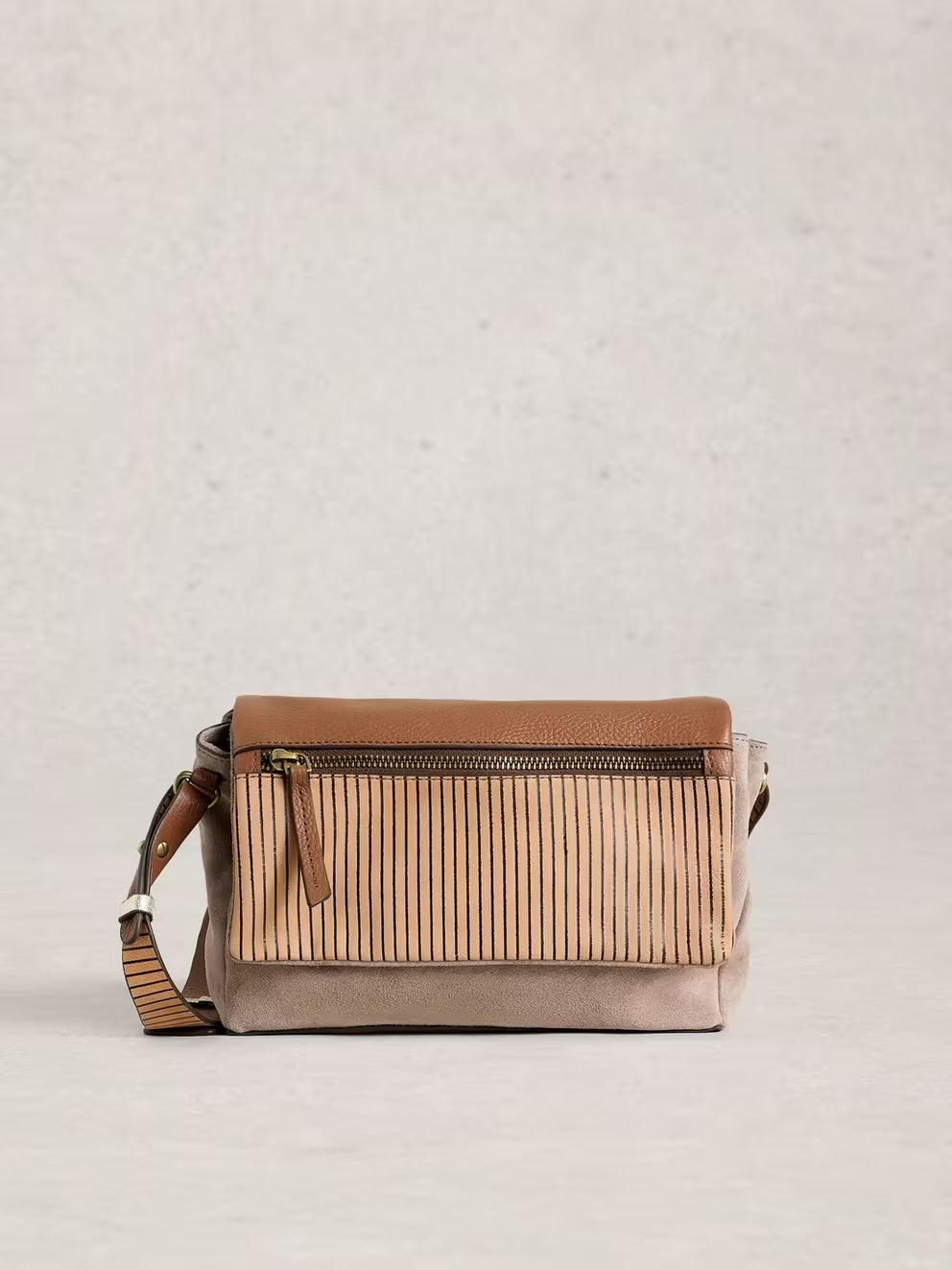 TIGGY CROSSBODY BAG TAN MULTI