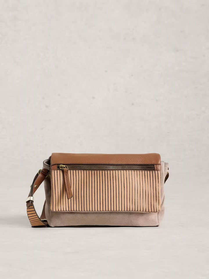 TIGGY CROSSBODY BAG TAN MULTI