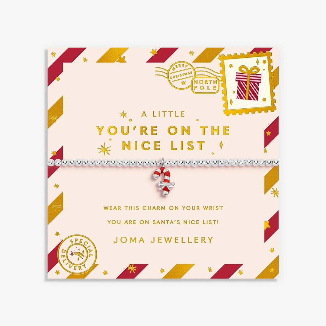 Joma Jewellery Kids' Christmas A Little You'Re On The Nice List