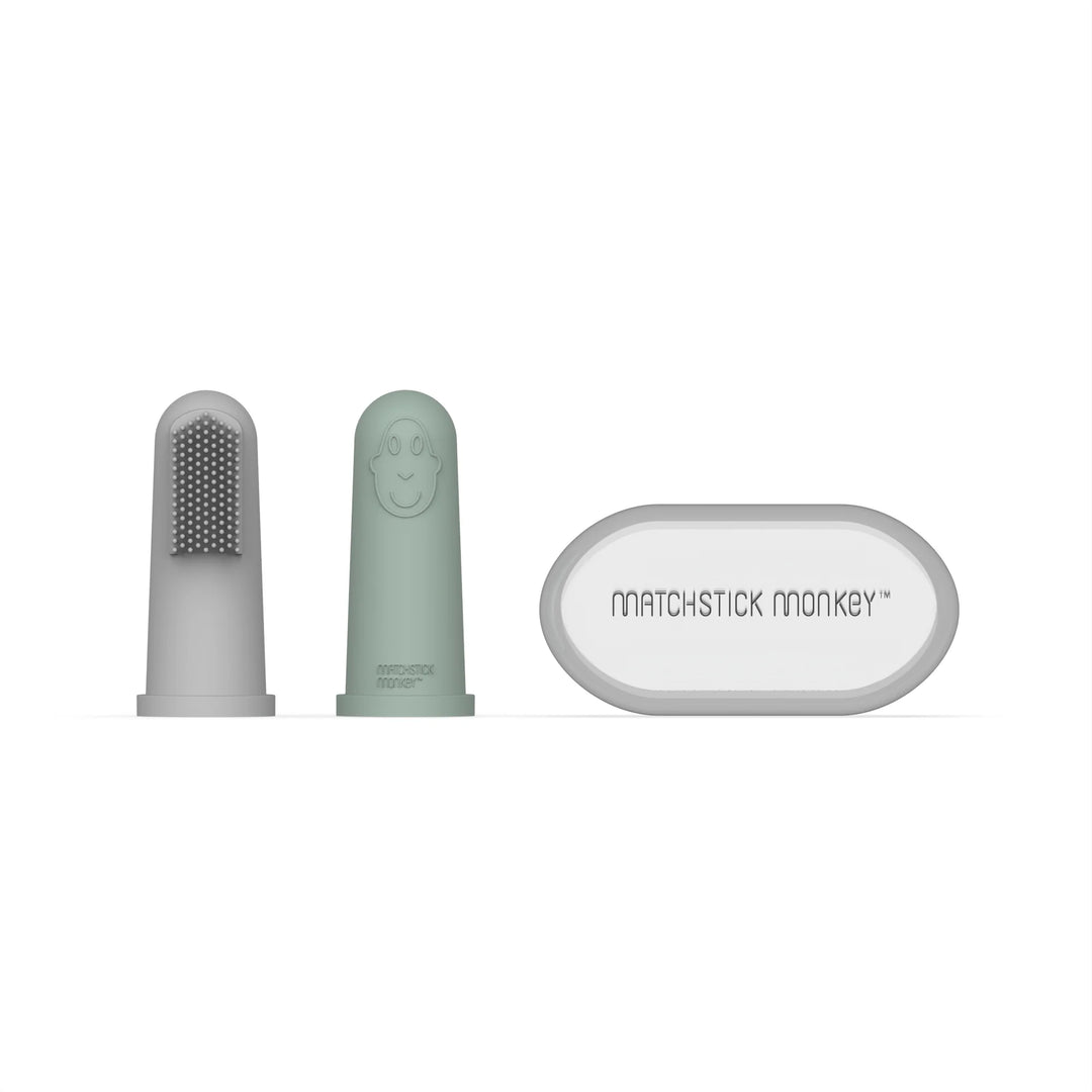 Finger Toothbrush with Carry Case