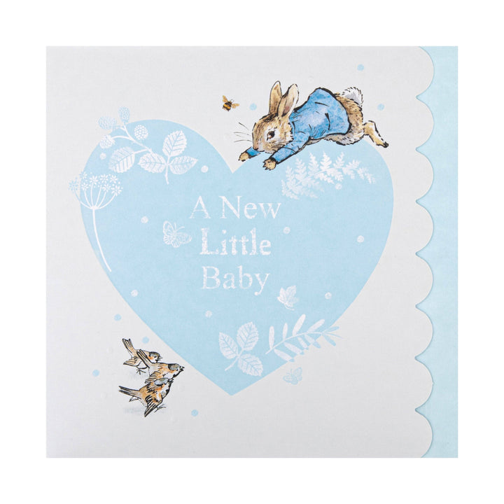 New Baby Boy Card - Beatrix Potter Peter Rabbit™ Design