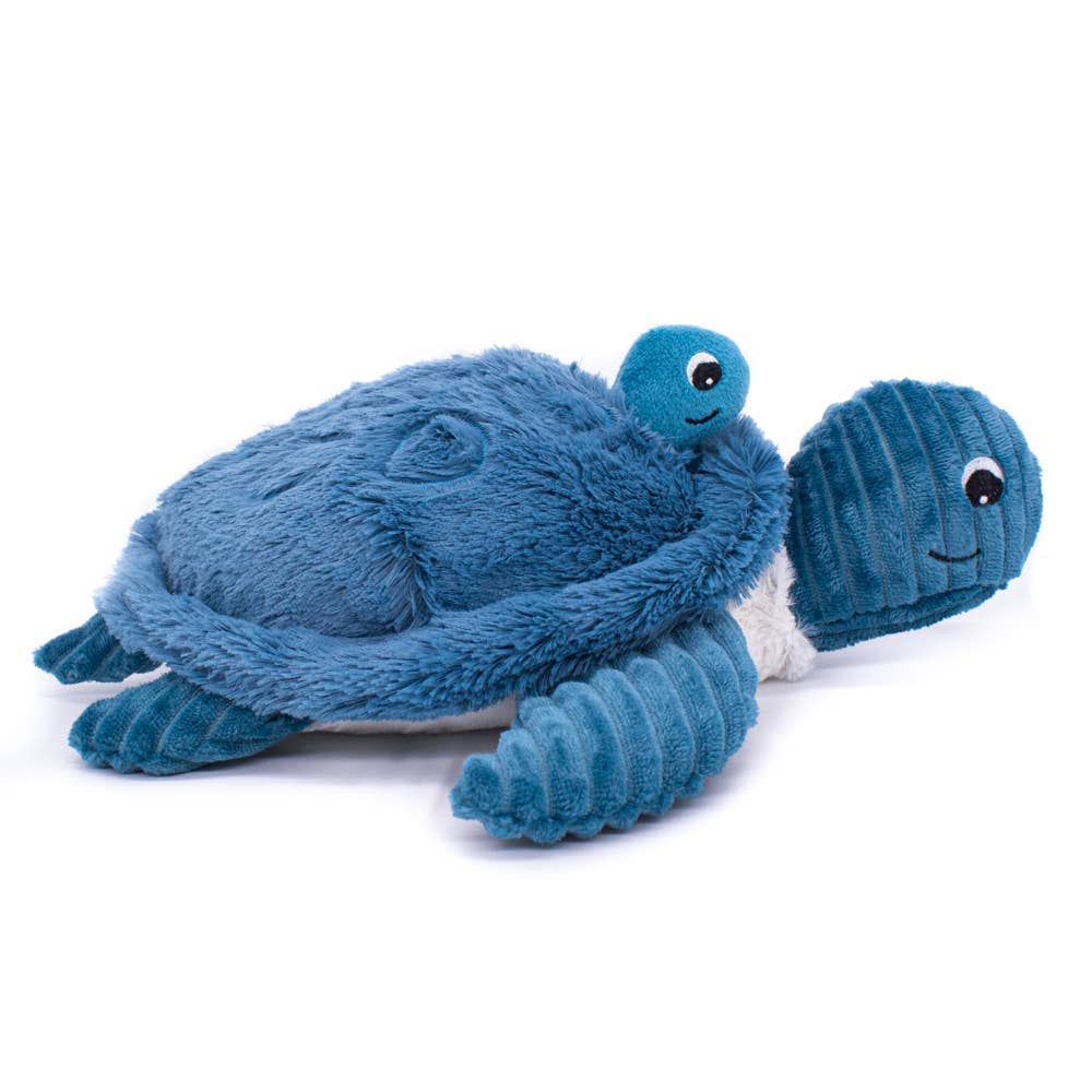 Les Ptipotos Tilly The Turtle Mum & Baby Blue
