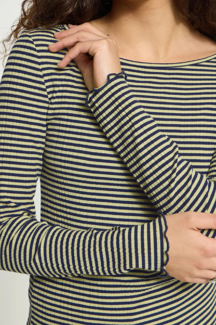 ICHI Cella Long Sleeve Top