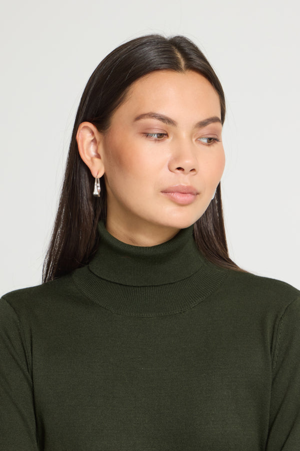 ICHI Luls Round Neck Long Sleeve Pullover