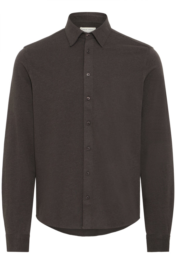 Men's Chocolate Brown Long Sleeve Shirt