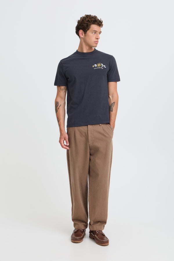 Men's Navy Blue Small Graphic Tee