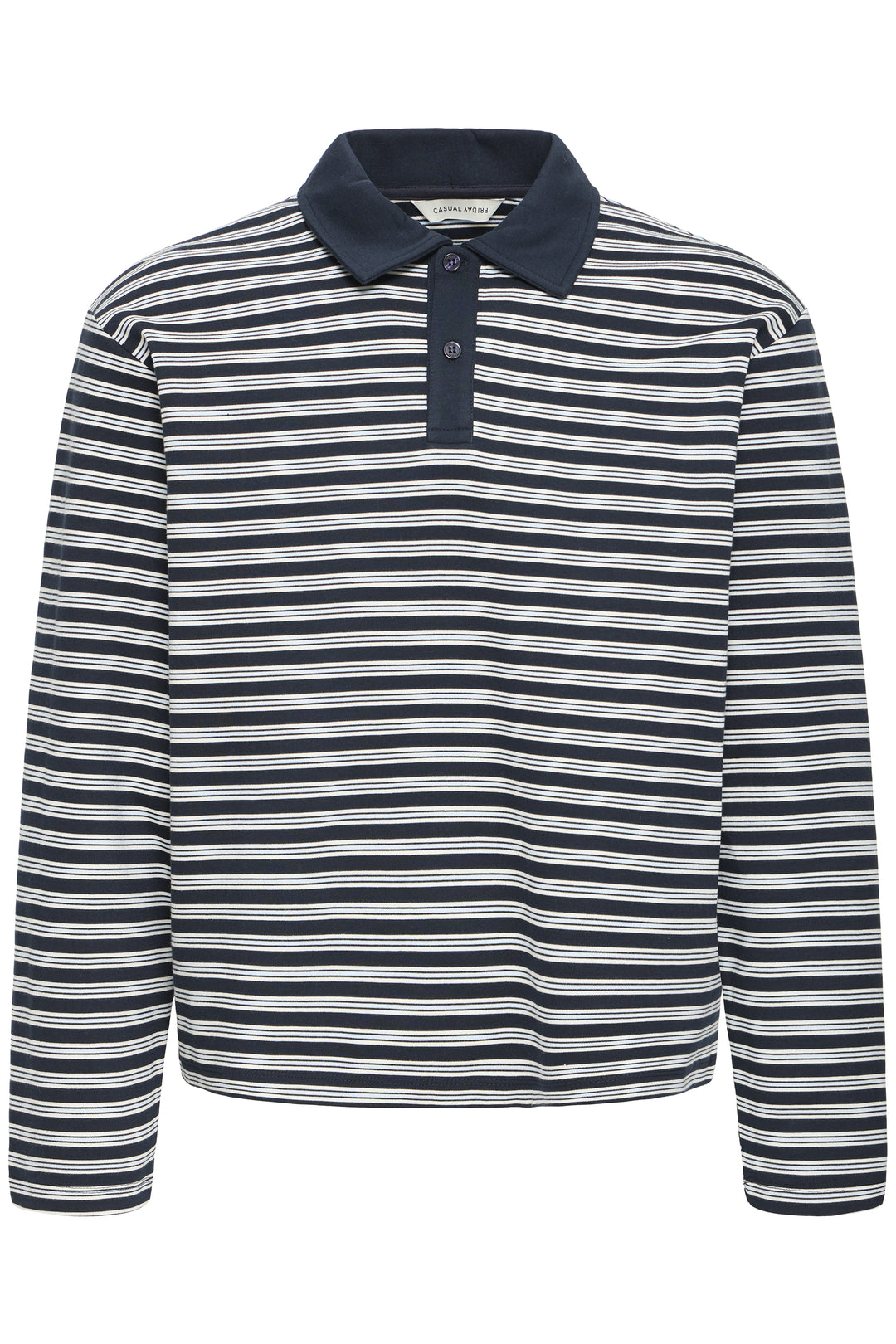 Men's Rugby Sweatshirt Blue Stripe