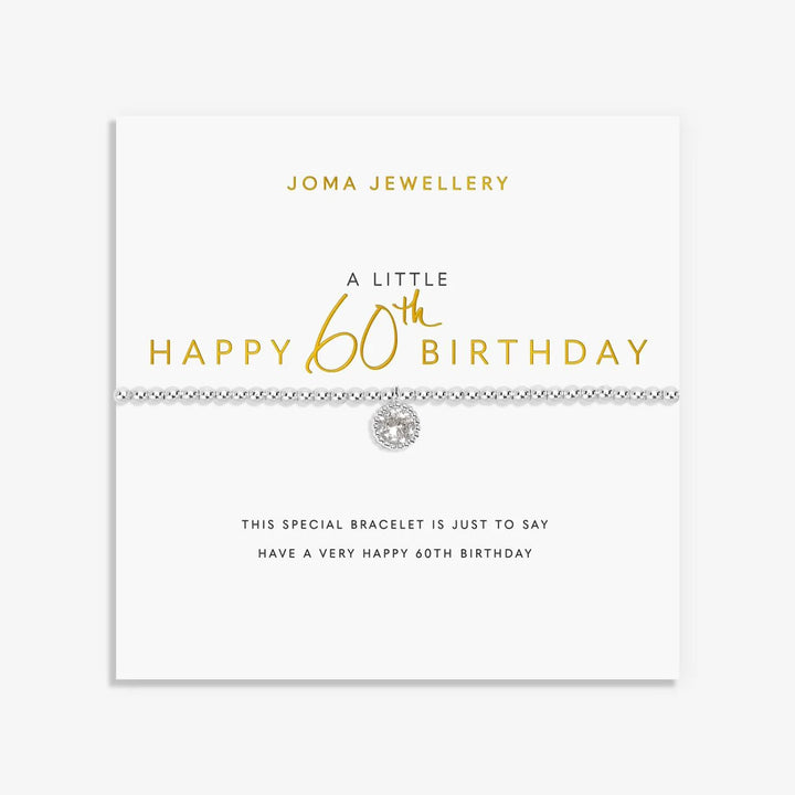 A Little Happy 60th Birthday Bracelet