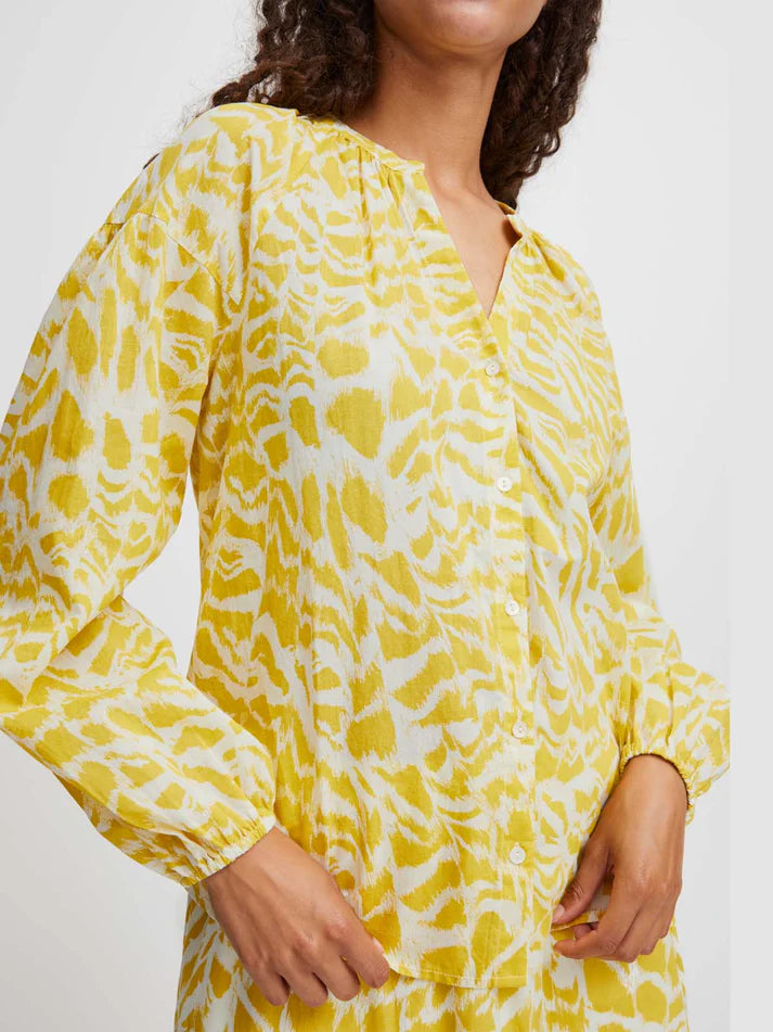 BAMBOO ZEBRA JASMINE BLOUSE