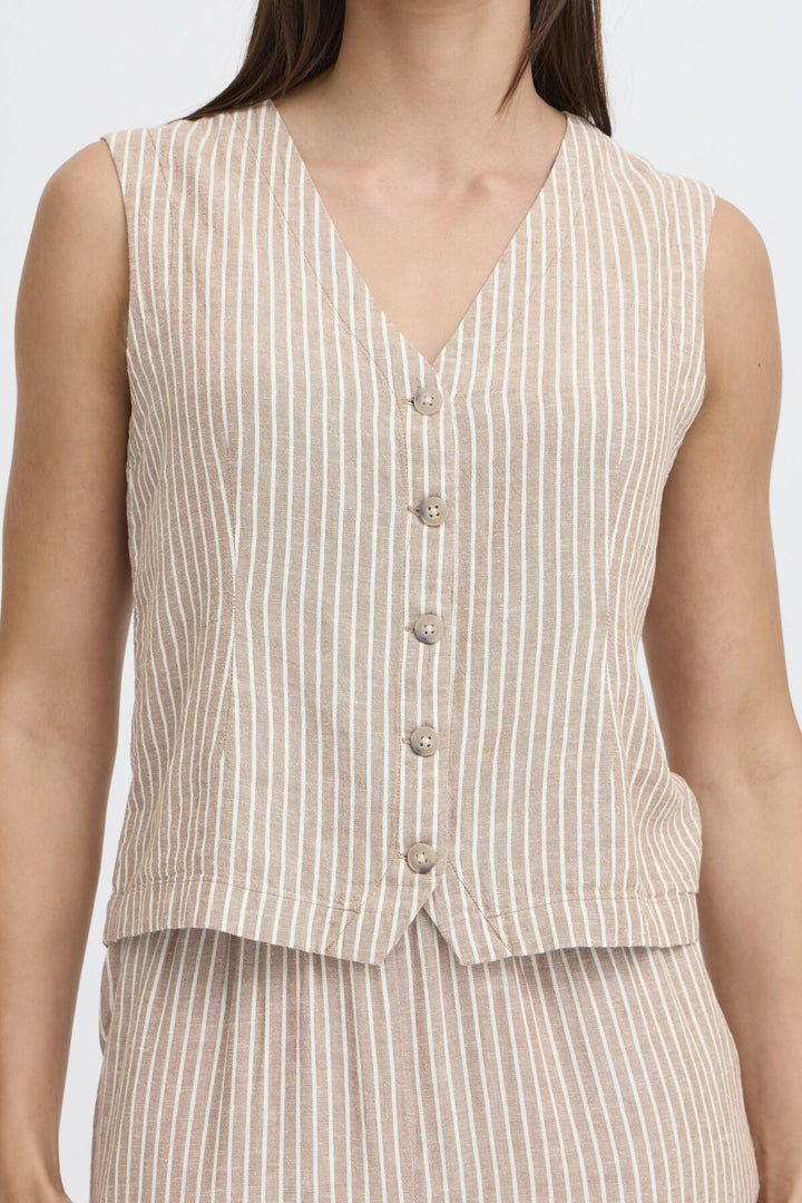 WOODSMOKE STRIPE FALAKKA WAISTCOAT