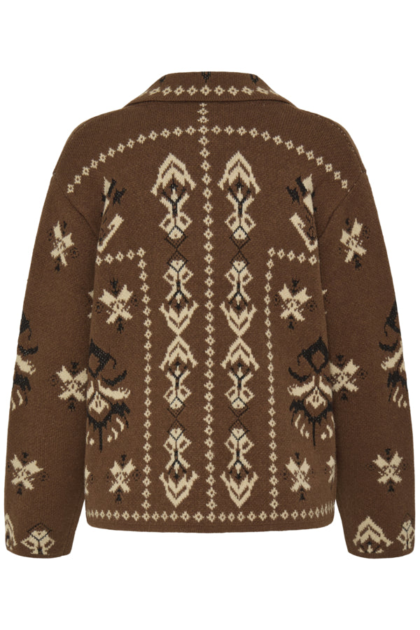 b.young Orli Jacquard Cardigan