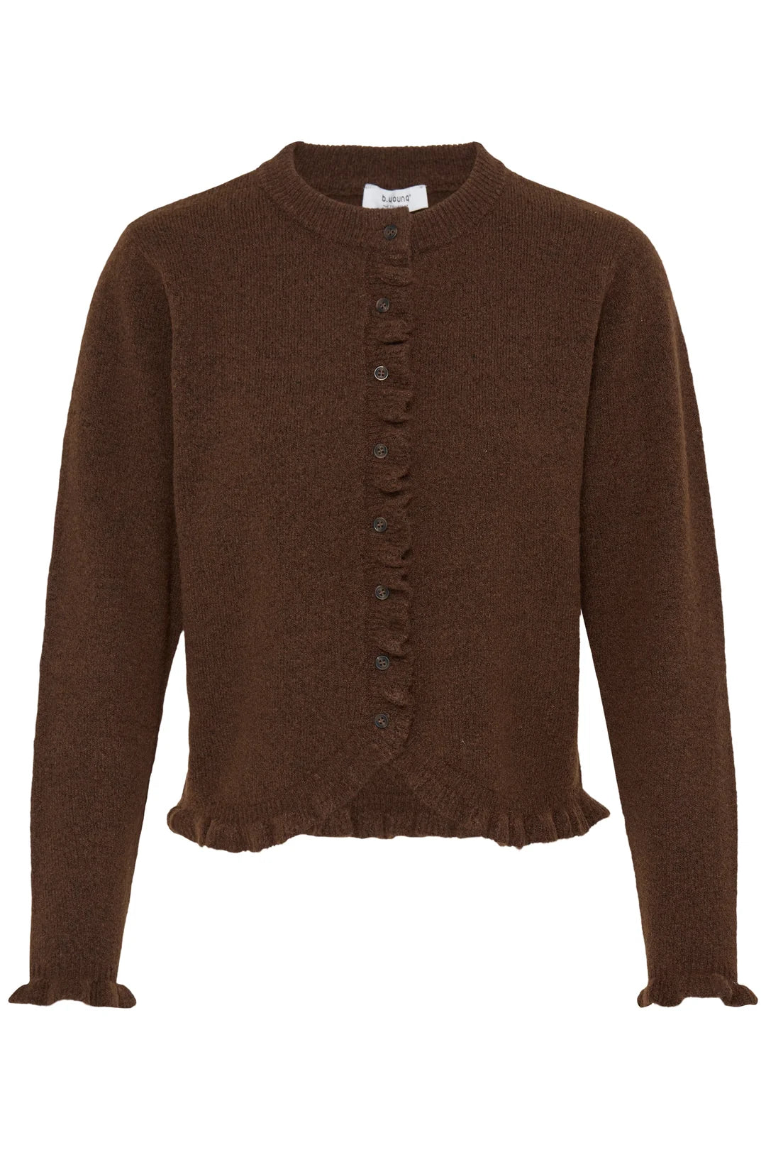 BYOFIRA FRILL CARDIGAN