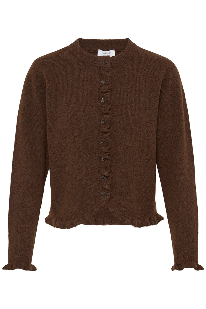 BYOFIRA FRILL CARDIGAN