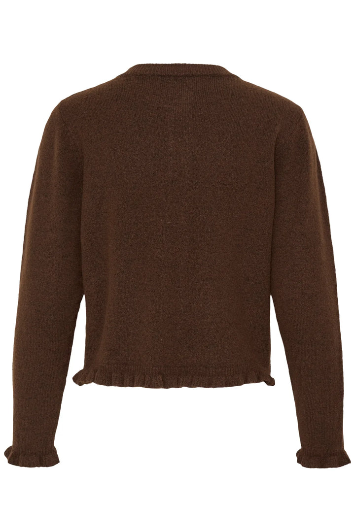 BYOFIRA FRILL CARDIGAN