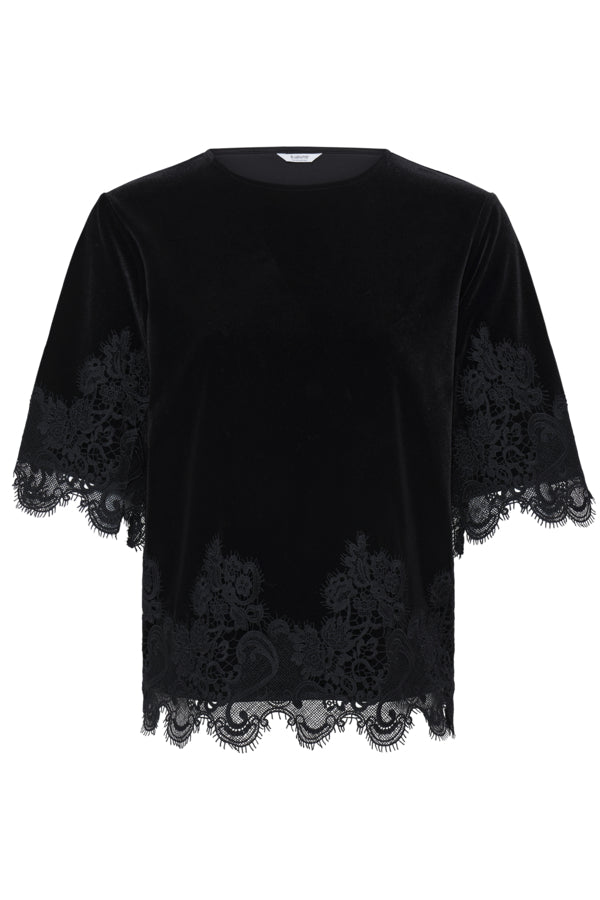 Byperlina Lace Hem Blouse