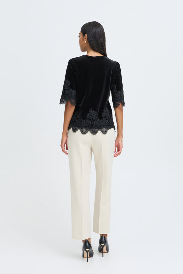 Byperlina Lace Hem Blouse