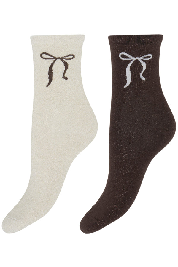 Byvilaine Bow Sock 2-Pack