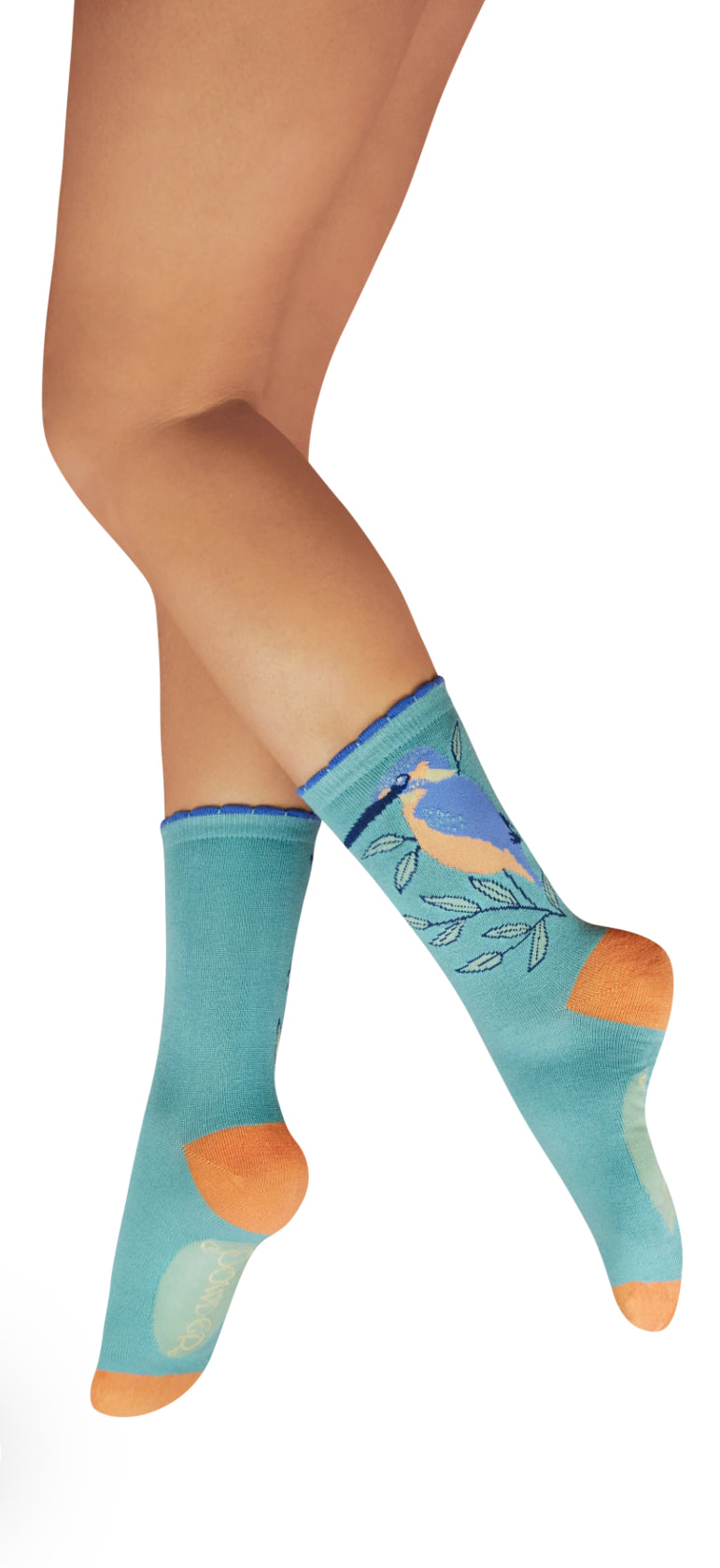 ANKLE SOCKS DIGNIFIED KINGFISHER AQUA