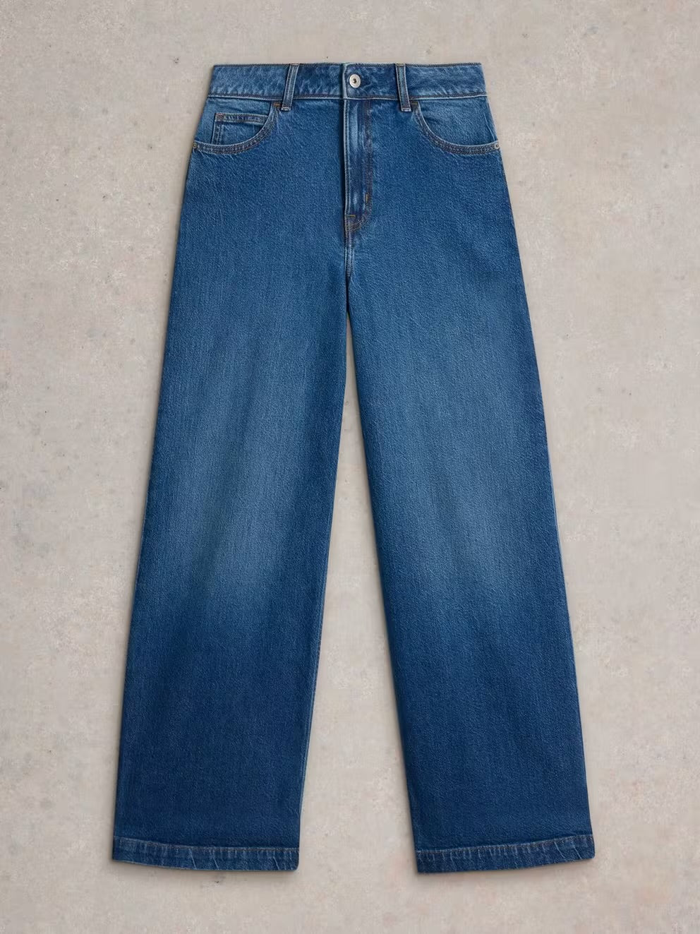AYLA WIDE LEG JEANS MID DENIM