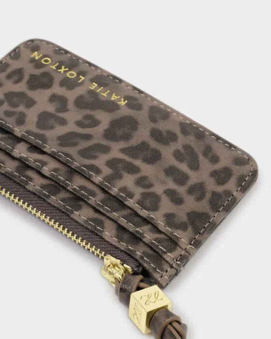 GIFT BOXED COIN & CARD HOLDER LEOPARD