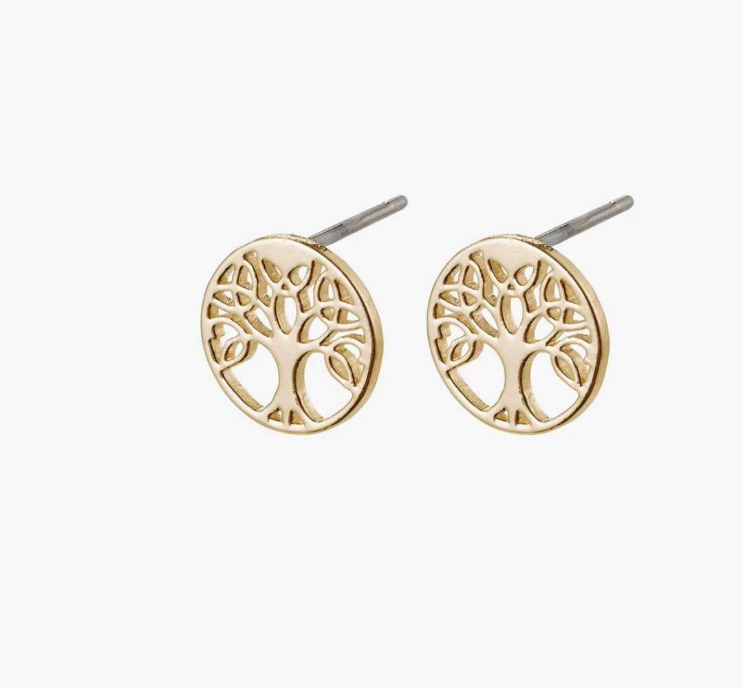 GEORGINA EAR STUDS GOLD PLATED