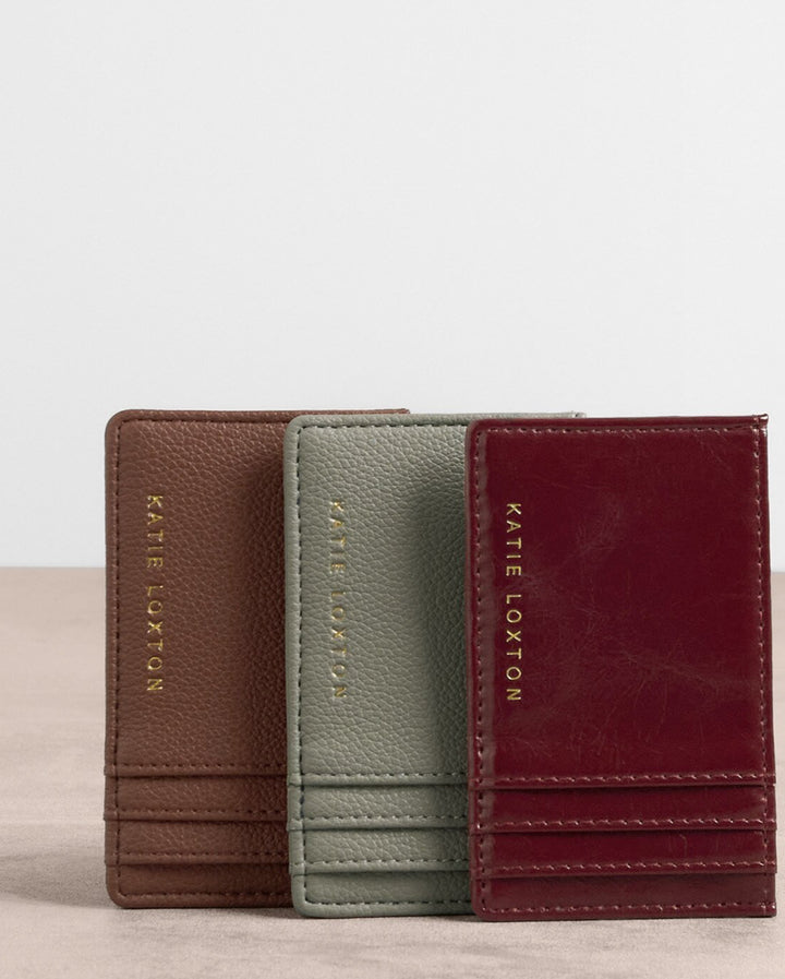 LAILA SLIM CARDHOLDER | DARK CHOCOLATE