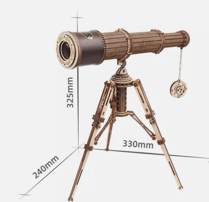 WOODEN BUILD YOUR OWN MONOCULAR TELESCOPE