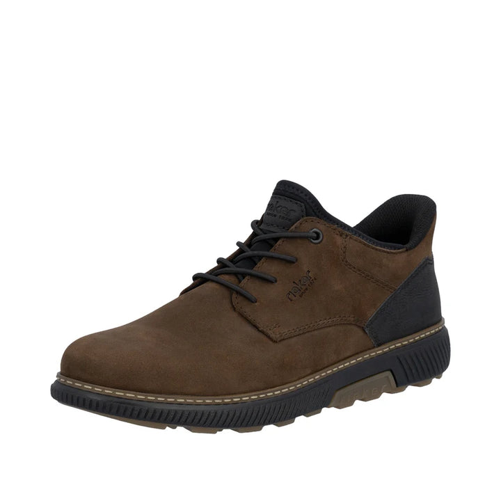 Rieker Men's Brown Suede Slip-On Shoes B3357-26