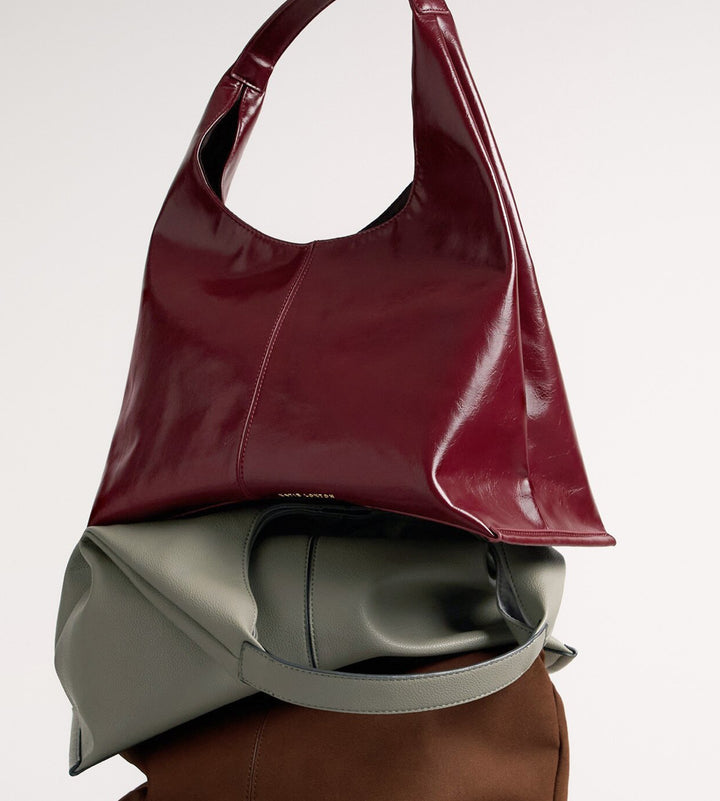 LAILA SLOUCH SHOULDER BAG | GRAPHITE GREEN