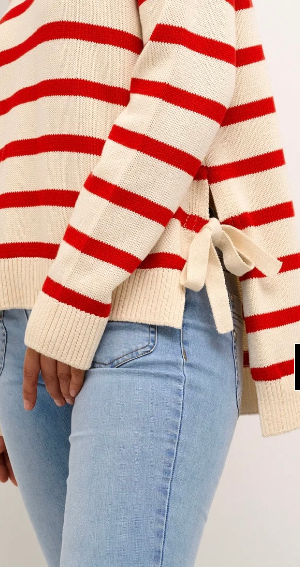 WHITECAP RED STRIPE BITTA PULLOVER