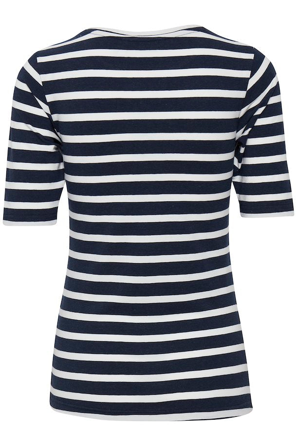 PAMILA COPENHAGEN NIGHT MIX STRIPE TSHIRT