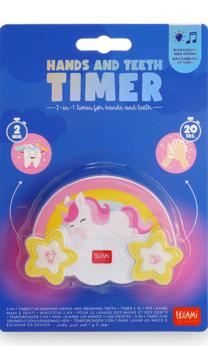 HANDS AND TEETH COUNTDOWN TIMER UNICORN