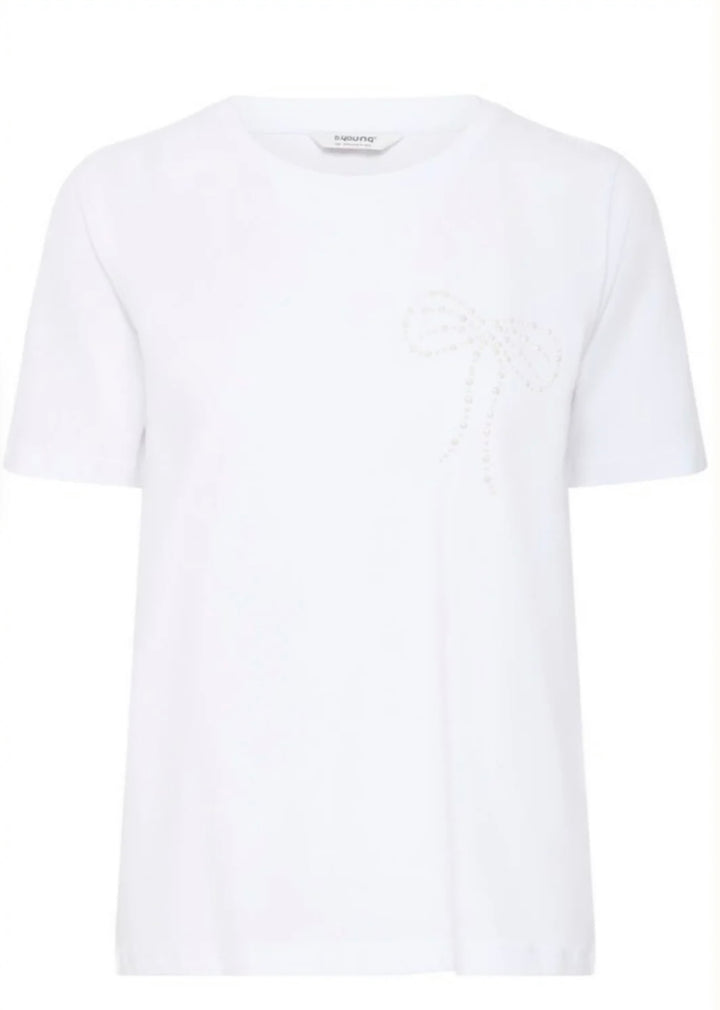 OPTICAL WHITE SELENE T-SHIRT