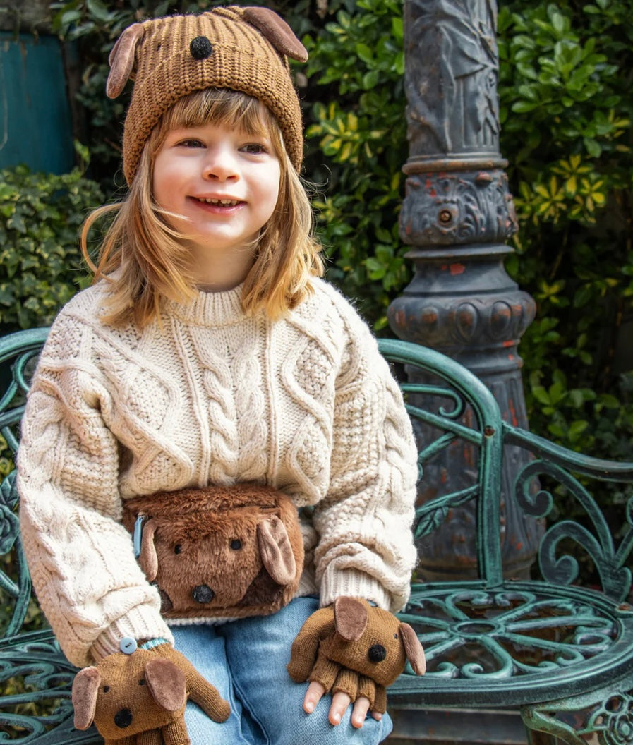 MORRIS SAUSAGE DOG KNITTED HAT