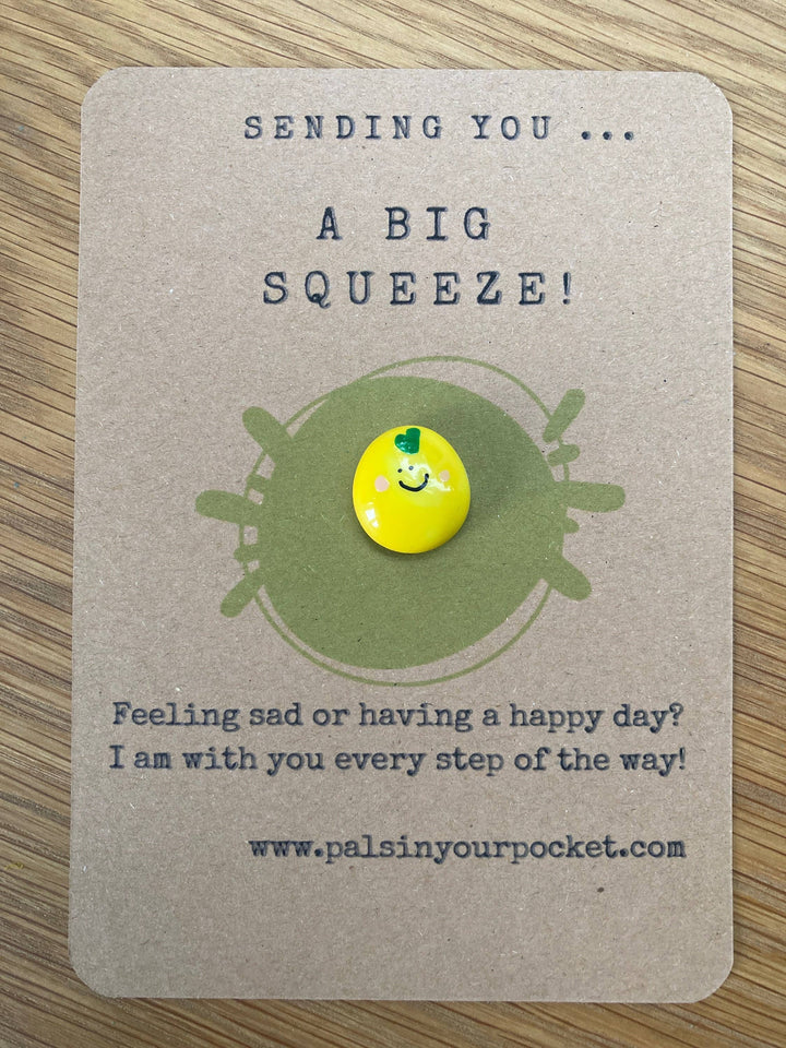 Long Distance Lemon Pebble Hug & Care Box