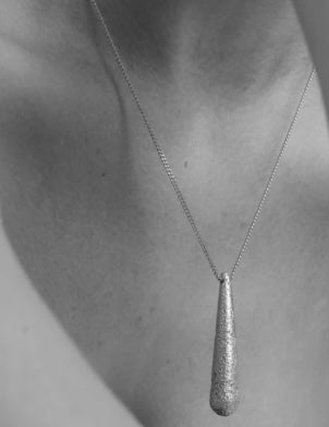 GRAIN NECKLACE SILVER