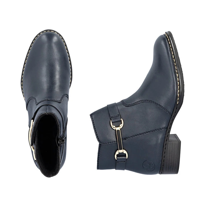 Rieker Women's Short Boot Boot - Blue