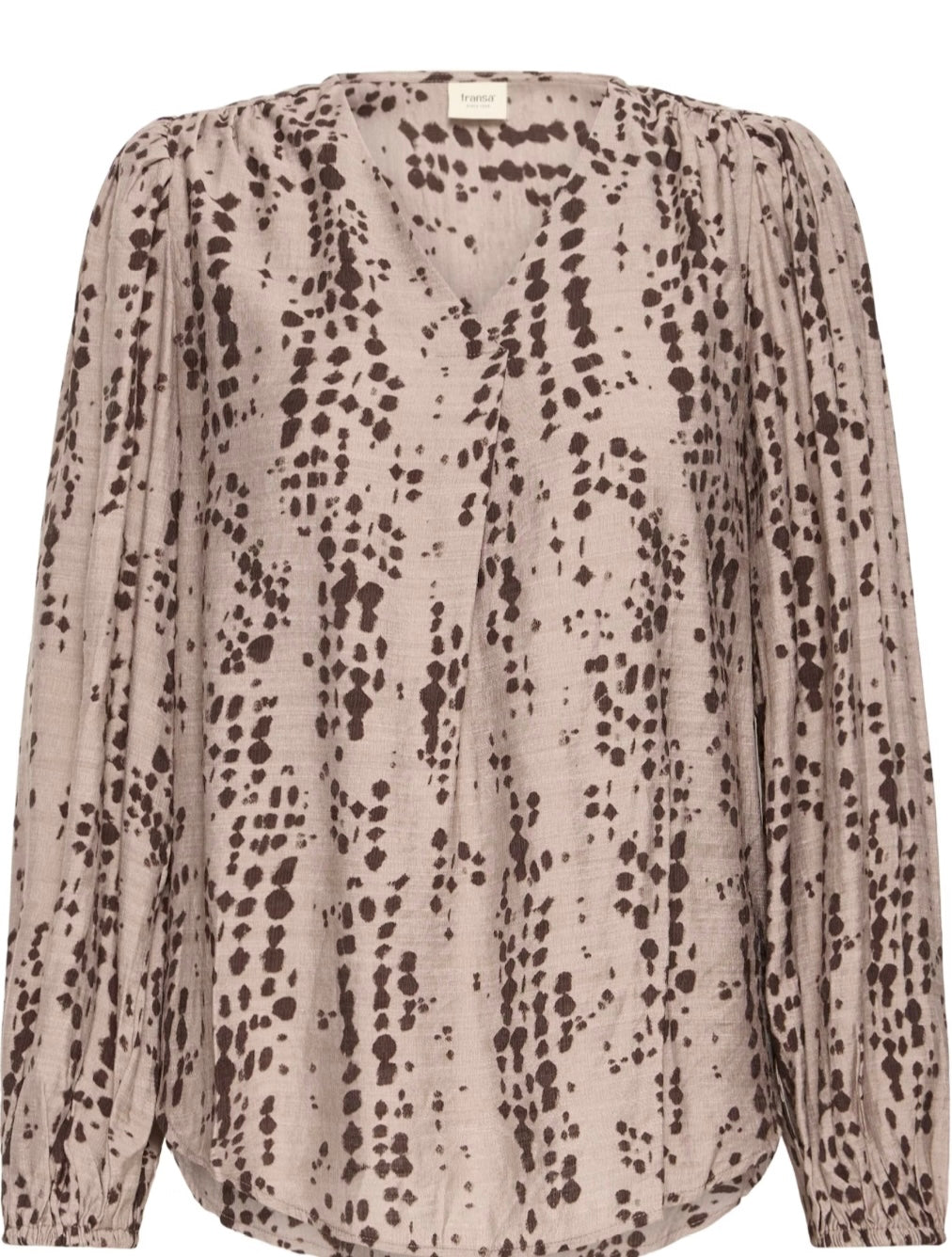 ARIANA BLOUSE MOON ROCK DRIZ DROP