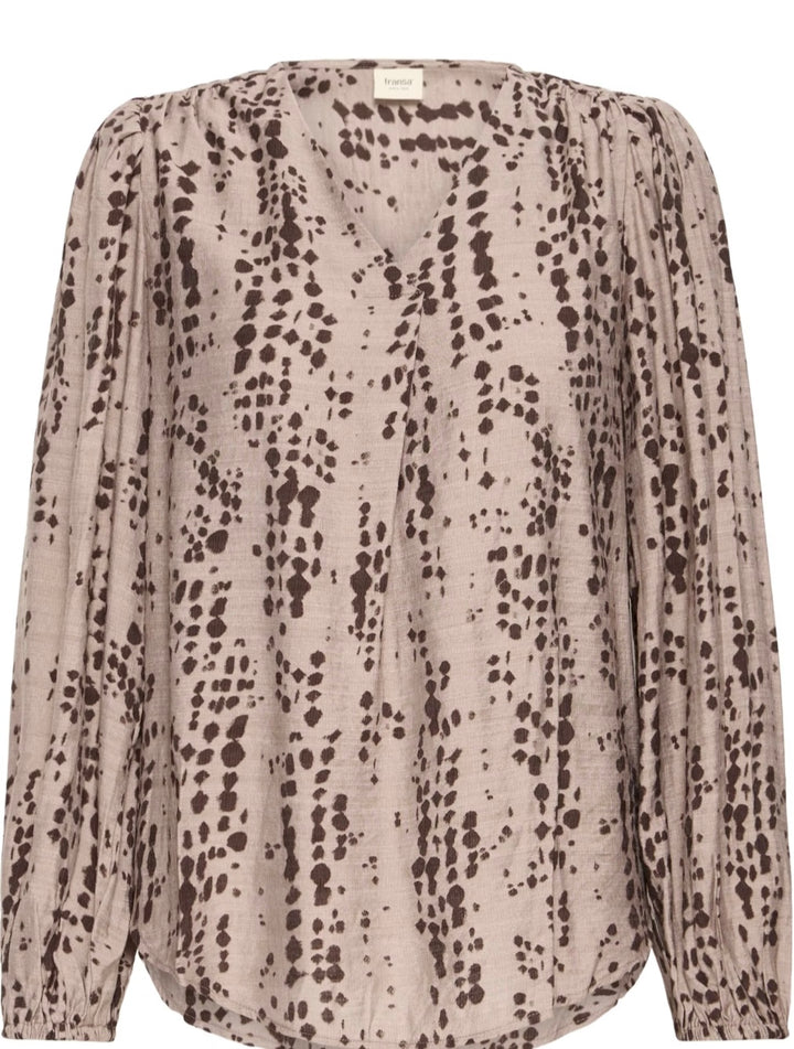 ARIANA BLOUSE MOON ROCK DRIZ DROP