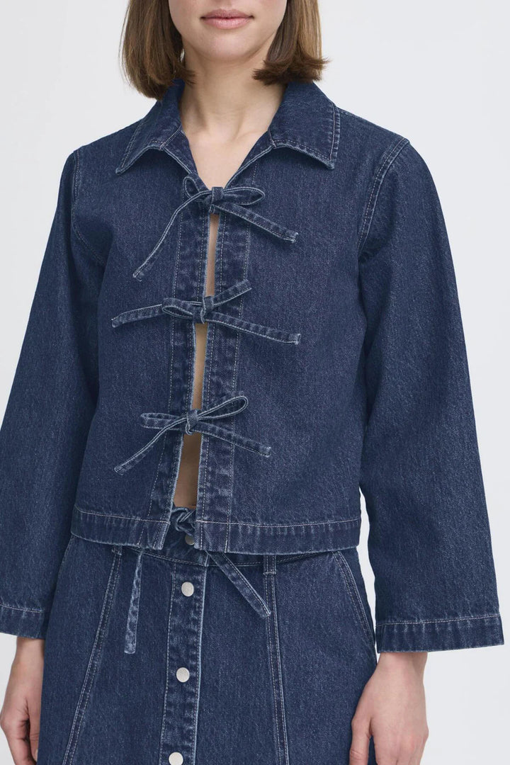 LUKAN SHIRT DARK BLUE DENIM