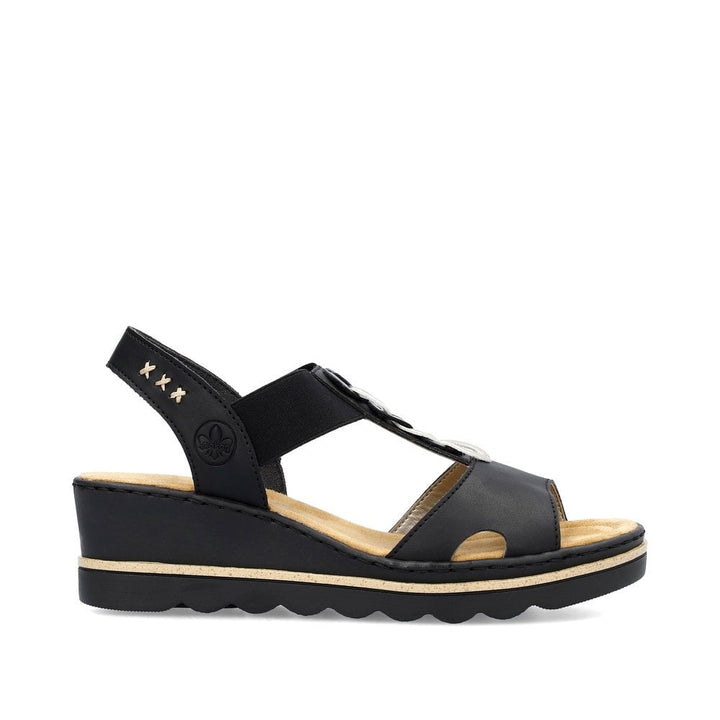 67498-00 LADIES' SANDALS BLACK SEITL. ANFLECHTER