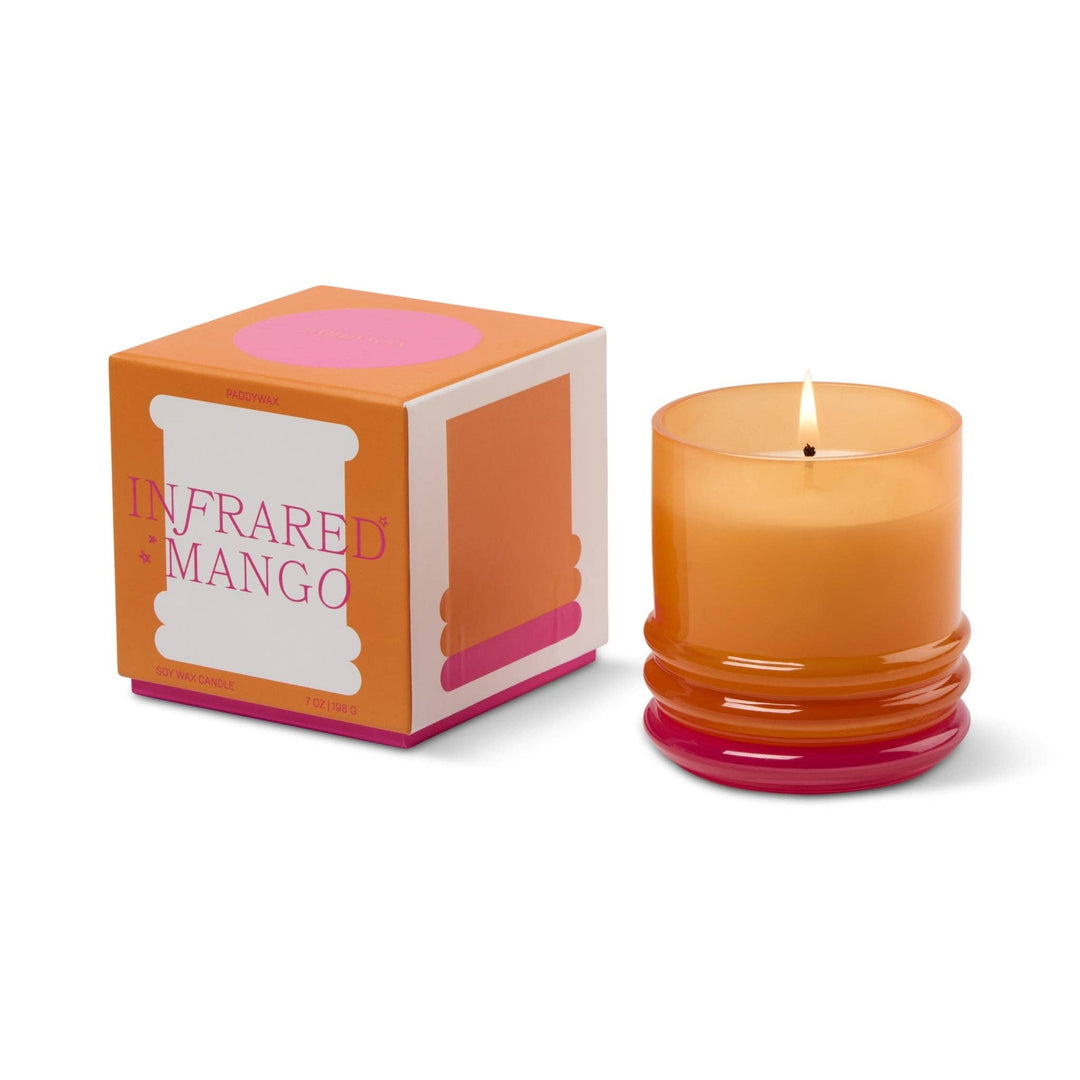 Paddywax Stack Glass Candle Orange - Infrared Mango
