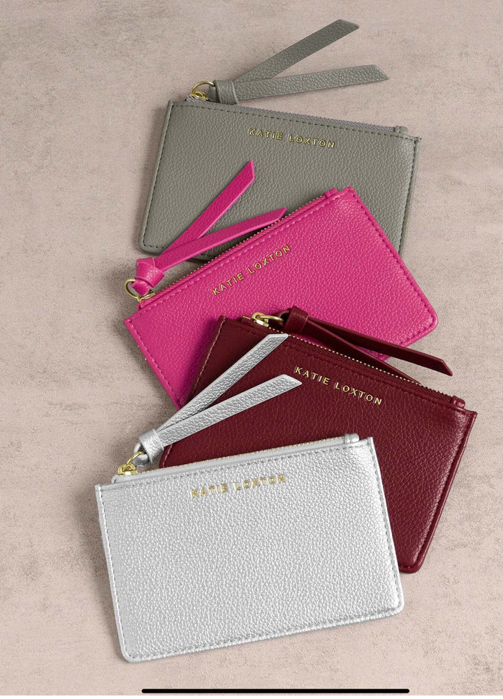 HALLIE COIN & CARD HOLDER | FUCHSIA