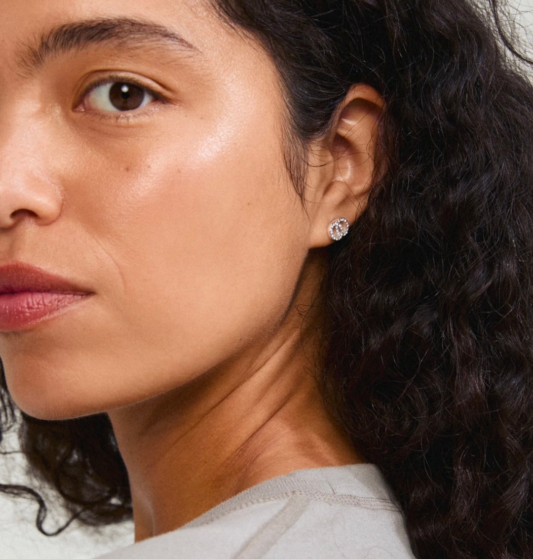 JOLINA RECYCLED EARRINGS SILVER PLATED