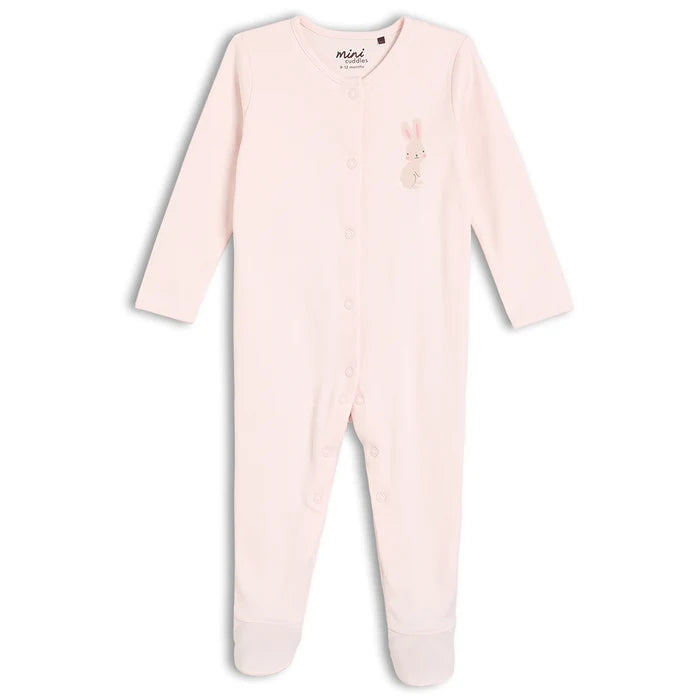 Baby girls 2pk rainbow printed sleepsuits