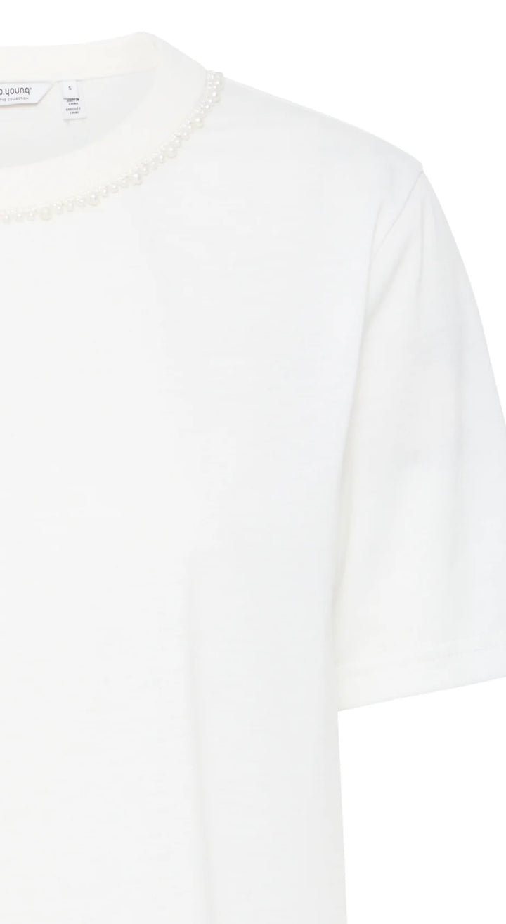 ROSITA PEARLY T-SHIRT MARSHMALLOW