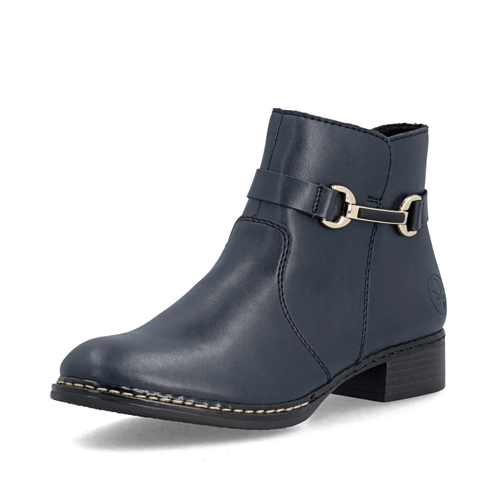 Rieker Women's Short Boot Boot - Blue