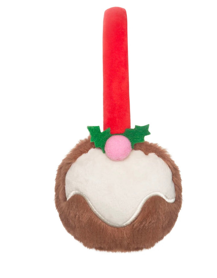 CHRISTMAS PUDDING EARMUFFS