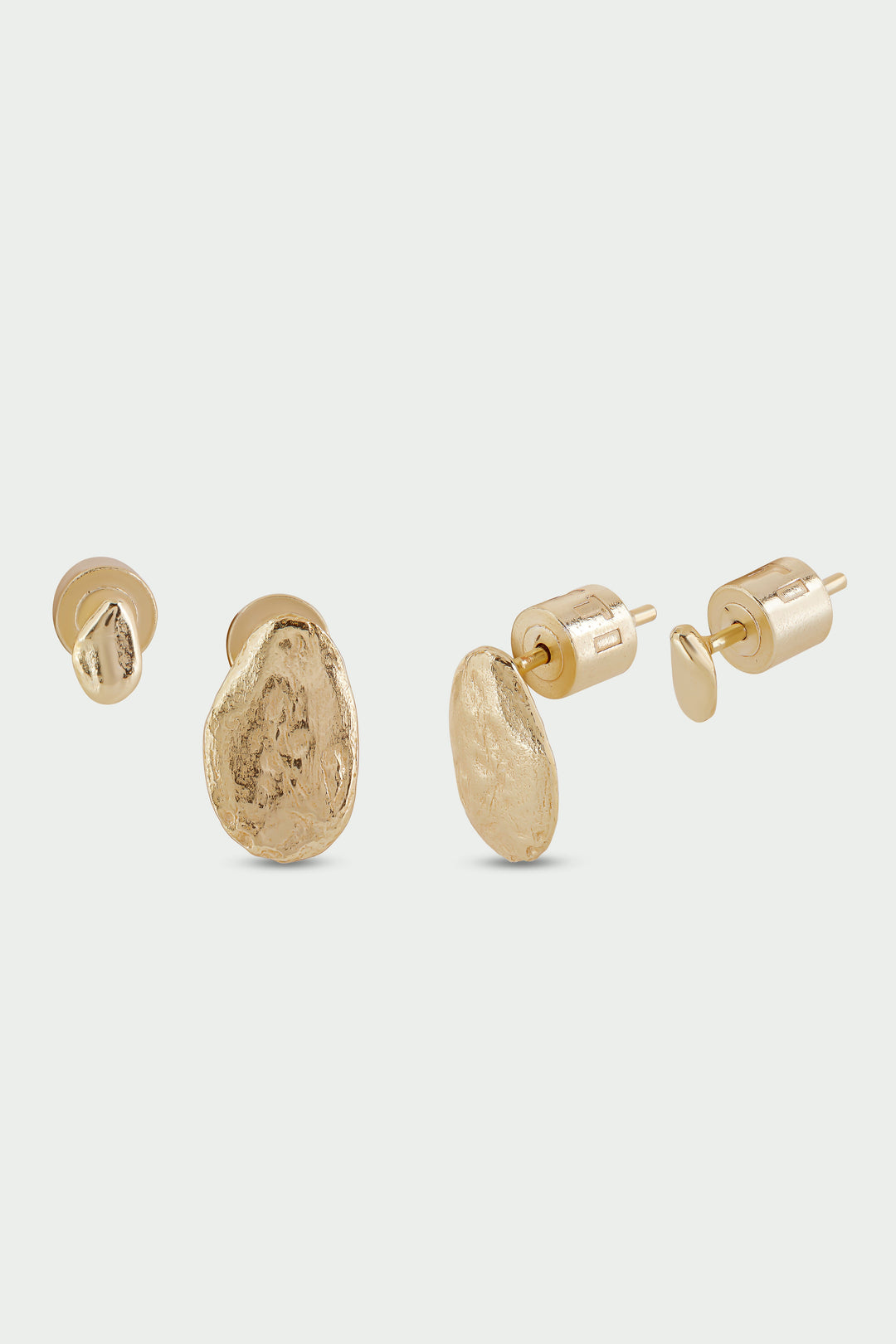Stone Earring Set Gold by Tutti & Co