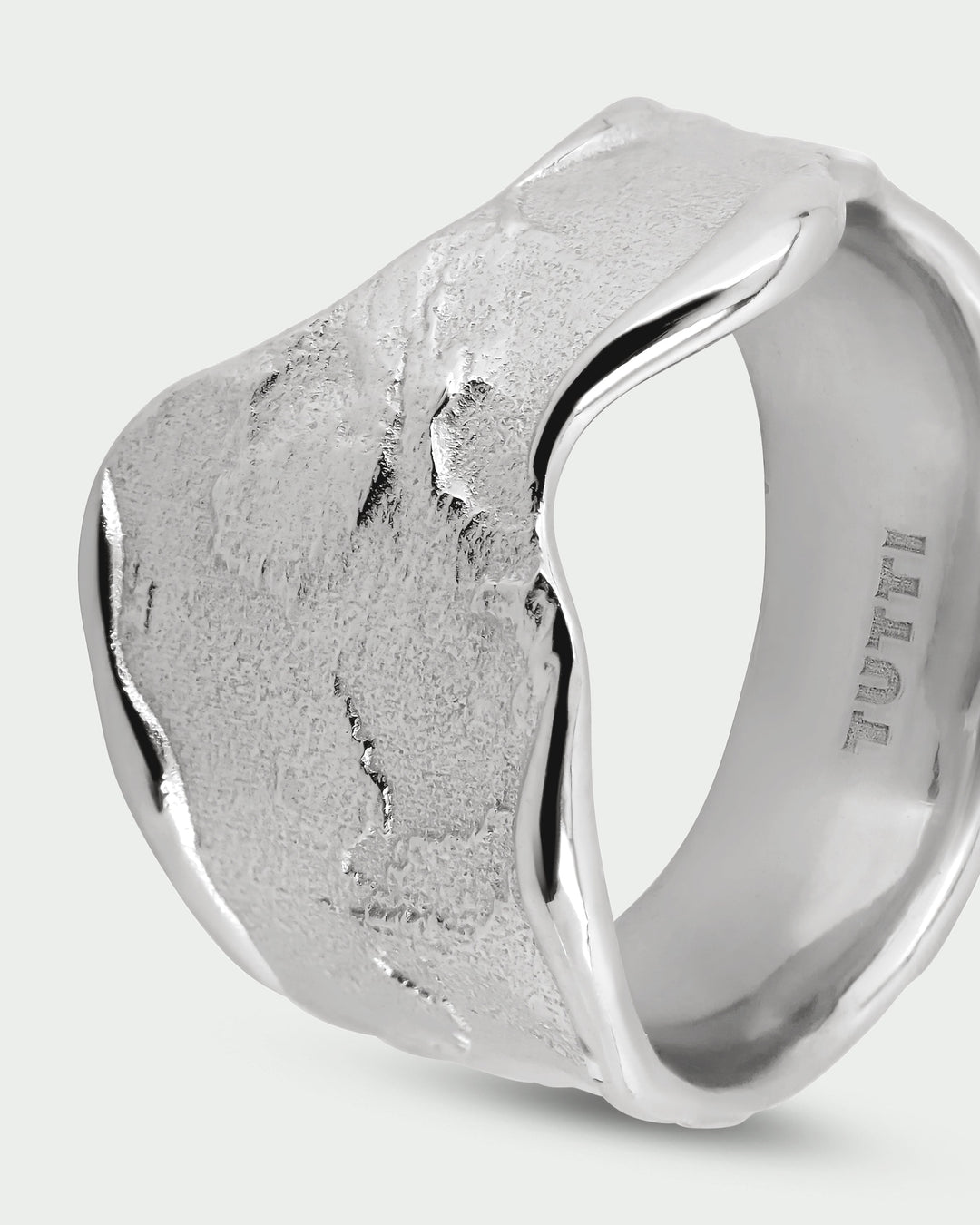 Edge Ring Gold by Tutti & Co